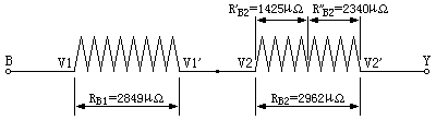 B相绕组测量电阻