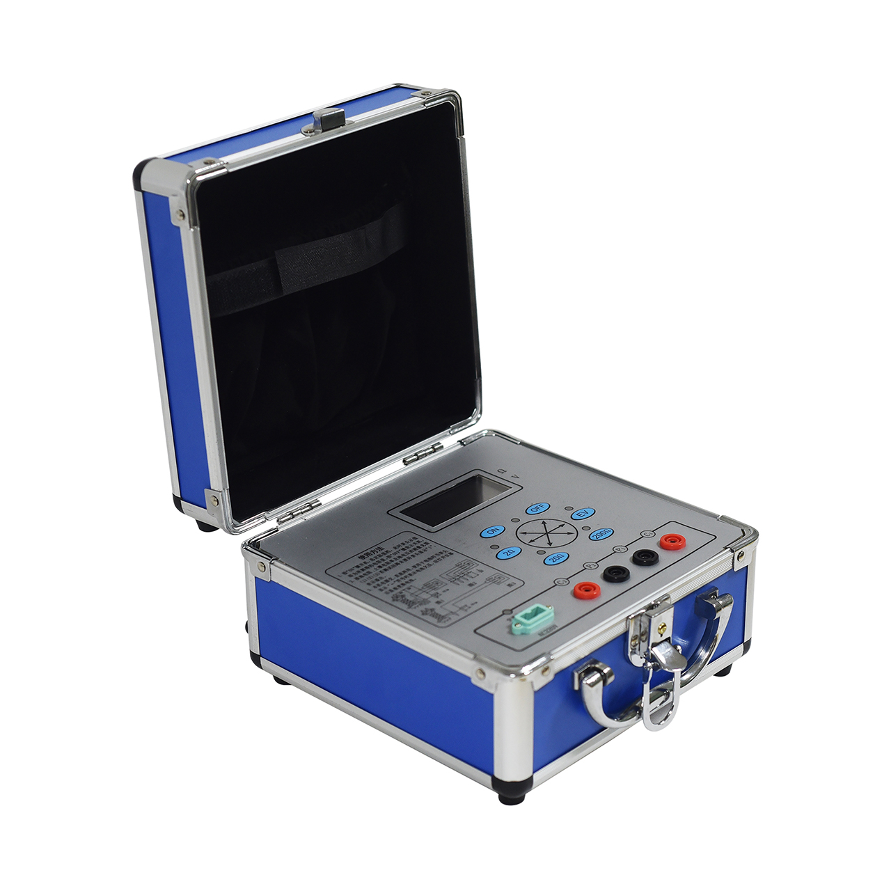 数字式接地电阻测试仪左视图